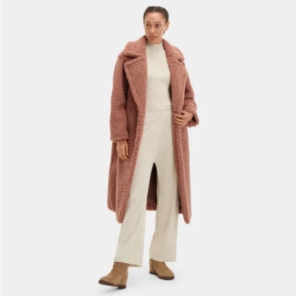 UGG Women's Teddy Jacket in Pink - Picture 3 of 16